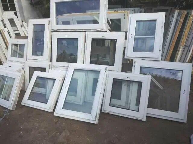 Okna i drzwi 1000- ące sztuk używane MEGA składy i place