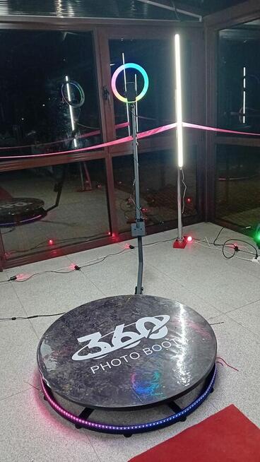 FOTOBUDKA 360 W RYTMIE DISCO NOWOŚĆ