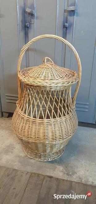Kosz Wiklinowy z Pokrywą