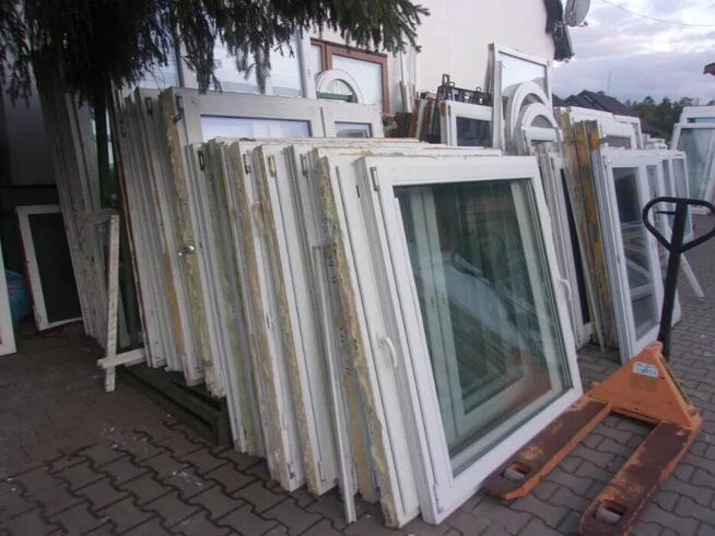 Okna i drzwi 1000- ące sztuk używane MEGA składy i place