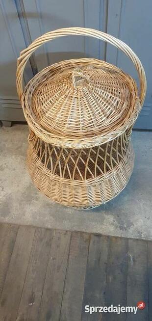 Kosz Wiklinowy z Pokrywą