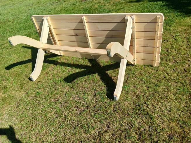 Komplet mebli ogrodowych długości 160 cm