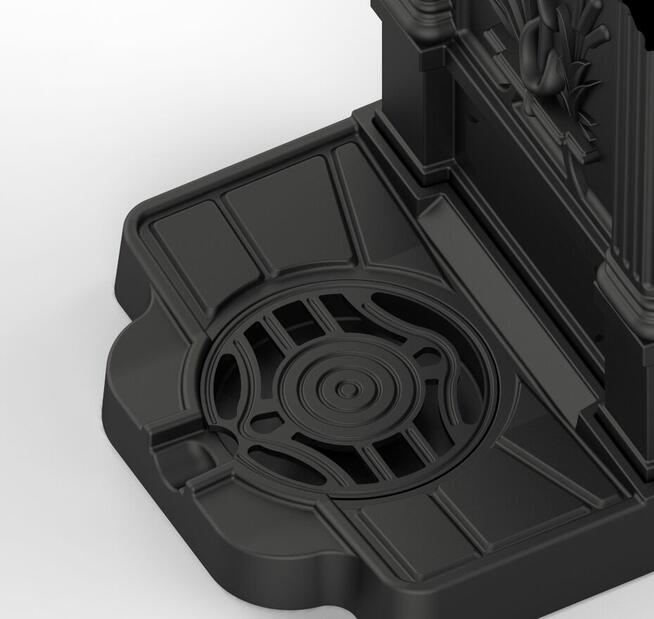 ŻELIWNA ZDRÓJ WODNIK FONTANNA + KRANIK Gartenbrunnen