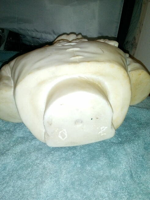 Popiersie kobiety z białego marmuru