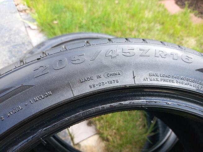 Sprzedam opony 205/45 ZR16.87W