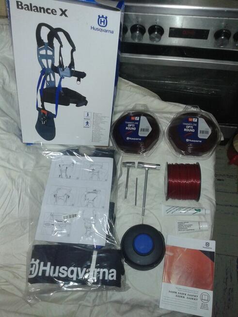 kosa wykaszarka HUSQVARNA 345FR moc 2.9KM jak nowa + szelki