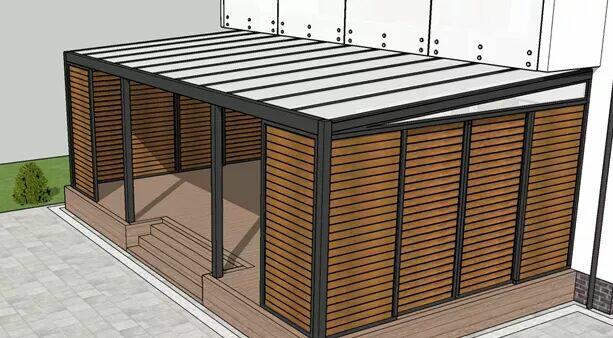 Żaluzje tarasowe system uchwyt do ruchome deseczki