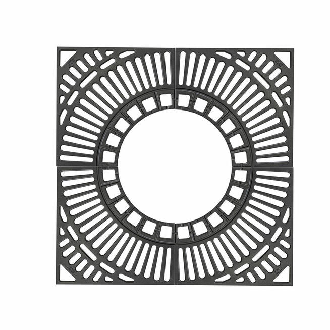 KRATOWNICA OSŁONA KRATA OCHRONNA125x125 ŻELIWNA Baumrost