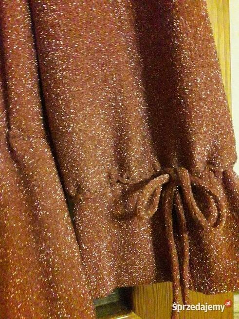 Połyskująca Sukienka kopertowa 48/50