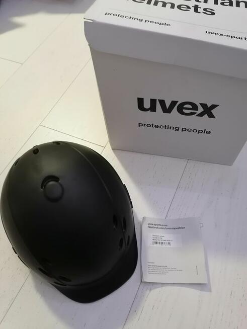KASK JEŹDZIECKI UVEX ONYXX 49-54 BLACK mat