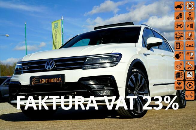 Volkswagen Tiguan 3 X R-LINE SKÓRA panorama ACC blis HEAD UP kamera 4X4 max opcja ledy