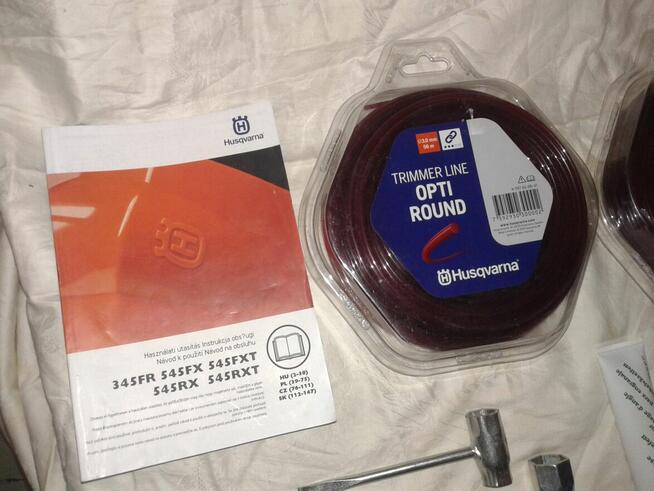 kosa wykaszarka HUSQVARNA 345FR moc 2.9KM jak nowa + szelki