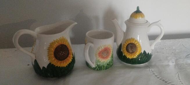 Zestay kuchenny z motywem kwiatowym