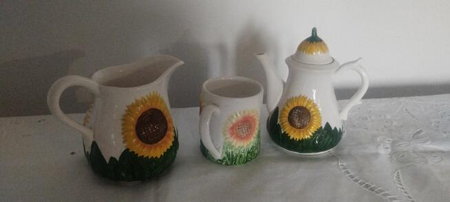 Zestay kuchenny z motywem kwiatowym