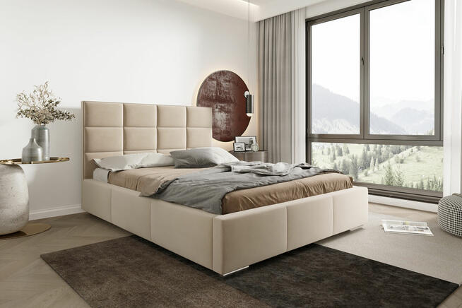 Łóżko tapicerowane sypialniane 160x200 MIA