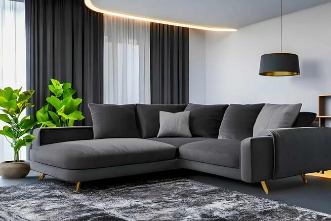 Sofa tapicerowana do salonu i pokoju dziennego