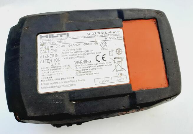 Akumulator Hilti 22V 3Ah B22 sprawny oryginalny