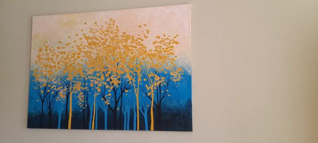 Piękny OBRAZ malowany na płótnie 100 x 70