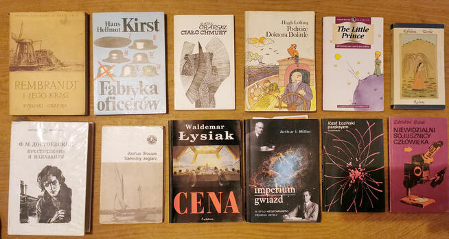 Książki - likwidacja biblioteki - 10 zł.