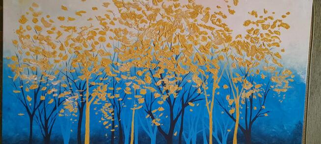 Piękny OBRAZ malowany na płótnie 100 x 70