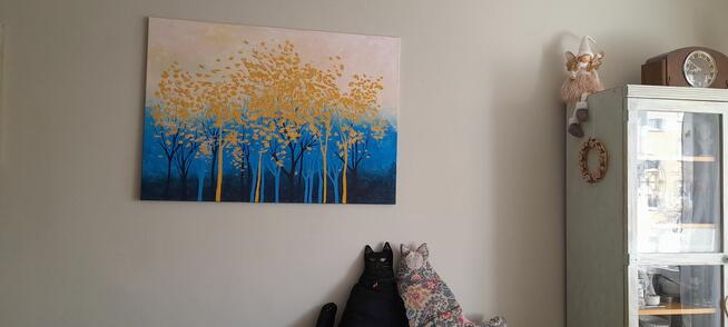 Piękny OBRAZ malowany na płótnie 100 x 70