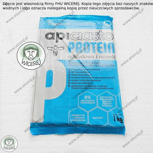 Ciasto Dla Pszczół Apifood Protein PORCJOWANE 10KG (10x1kg)