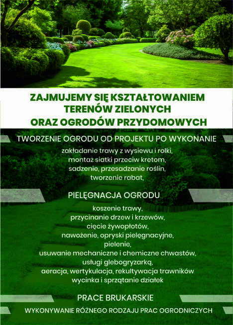 Usługi Ogrodnicze, Pielęgnacyjne i Brukarskie