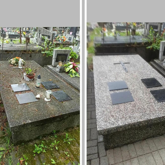 Czyszczenie nagrobków