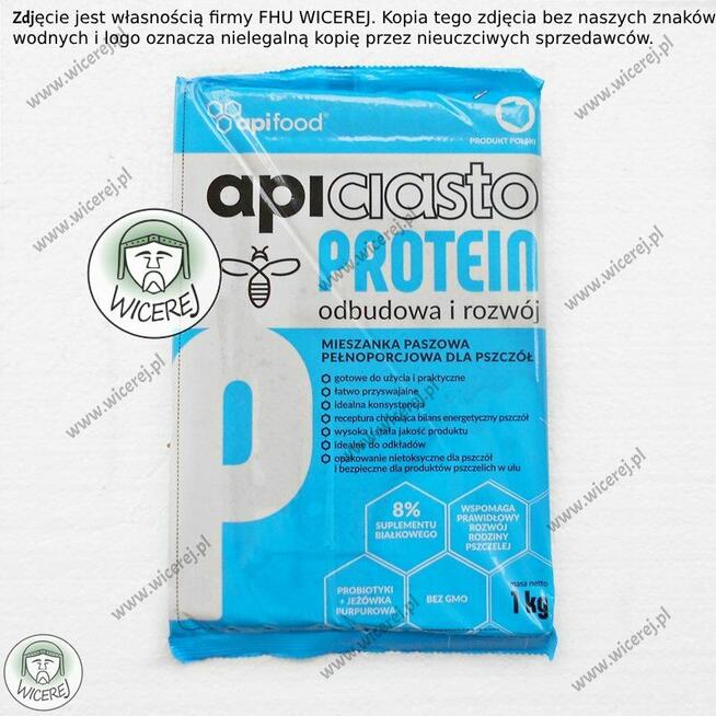 Ciasto Dla Pszczół Apifood Protein PORCJOWANE 10KG (10x1kg)