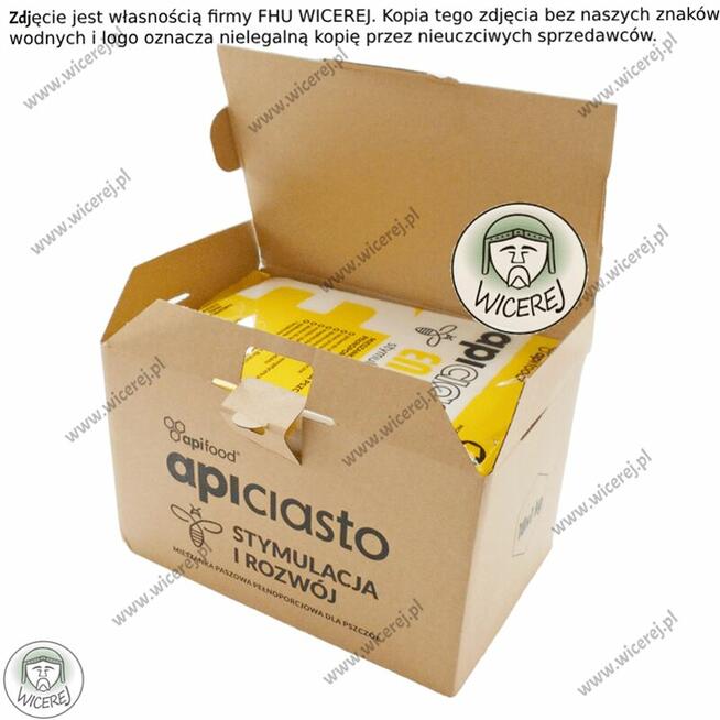 Ciasto Apifood Energy 10KG PORCJOWANE 10x1kg Apiciasto