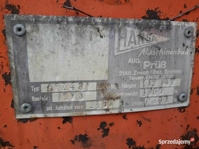 Koparka kołowa z łyżką i chwytakiem Hansa mercede