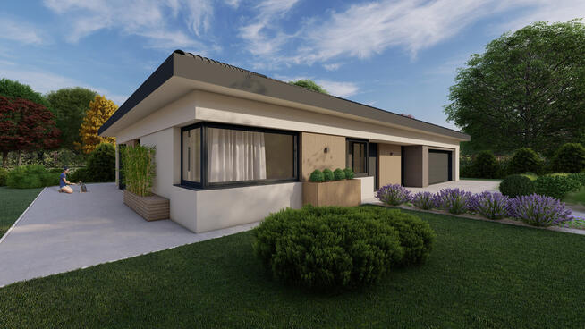 Dom parterowy z szybkim dojazdem do Warszawy