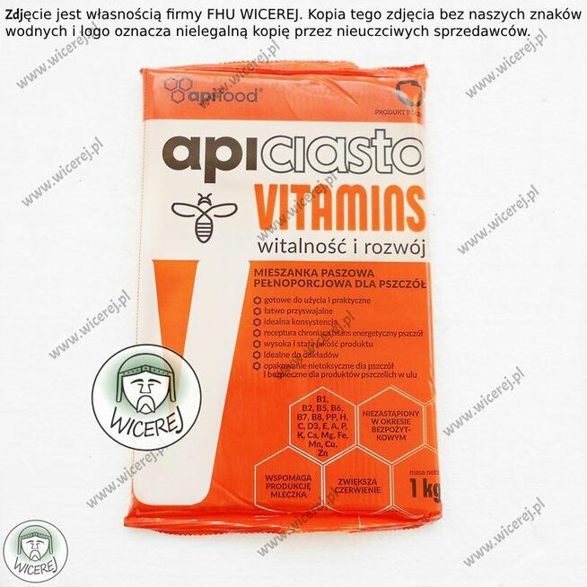 Ciasto Apifood Vitamins Apiciasto 10KG PORCJOWANE 10x1kg