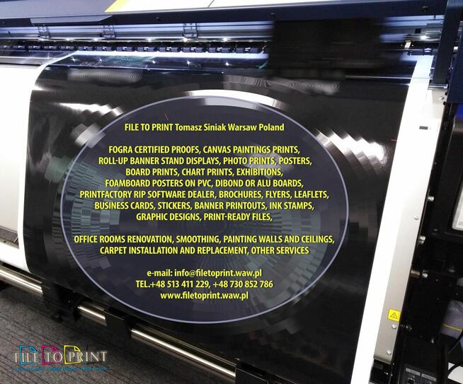 Naklejki witryny okna itp Window doors Stickers Board prints