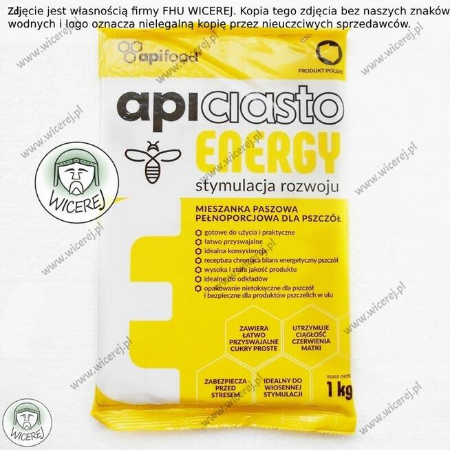 Ciasto Apifood Energy Apiciasto 1 KG dla Pszczół Fondant