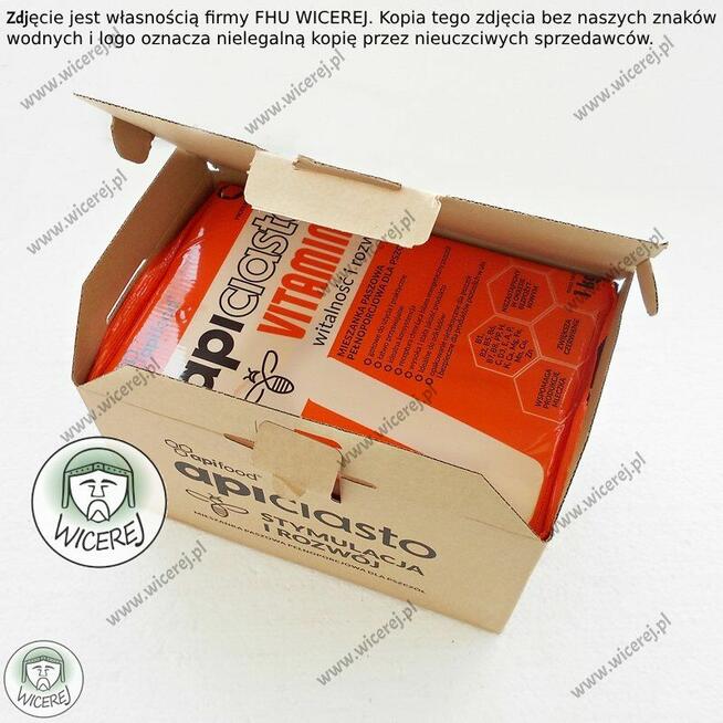 Ciasto Apifood Vitamins Apiciasto 1 KG dla Pszczół Fondant