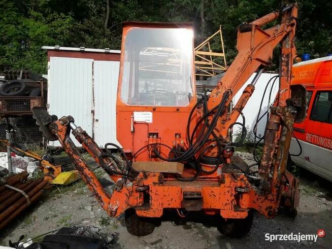 Koparka kołowa z łyżką i chwytakiem Hansa mercede