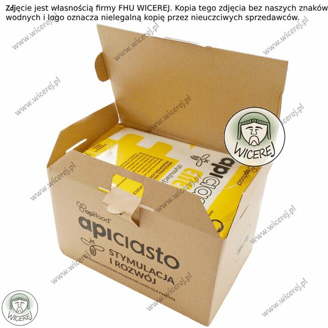 Ciasto Apifood Energy 10KG PORCJOWANE 10x1kg Apiciasto