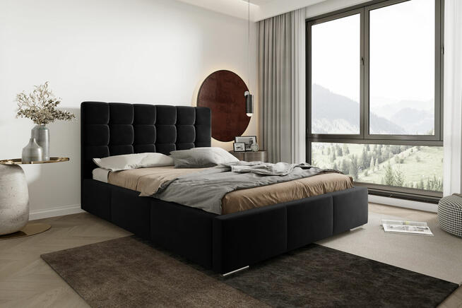 Łóżko tapicerowane sypialniane 140x200 PALERMO