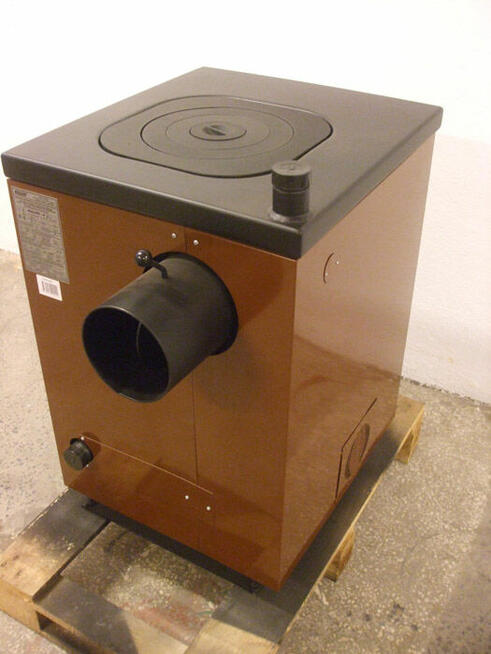 Kuchnia węglowa - kocioł c.o. KALVIS 4B-1 brązowa