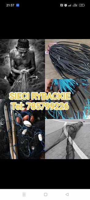 Sznur Węgorzowy. 25 haków. 65 m długości