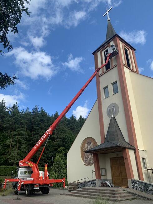 Podnośnik koszowy Puck Władysławowo Reda Wejherowo Rumia Hel