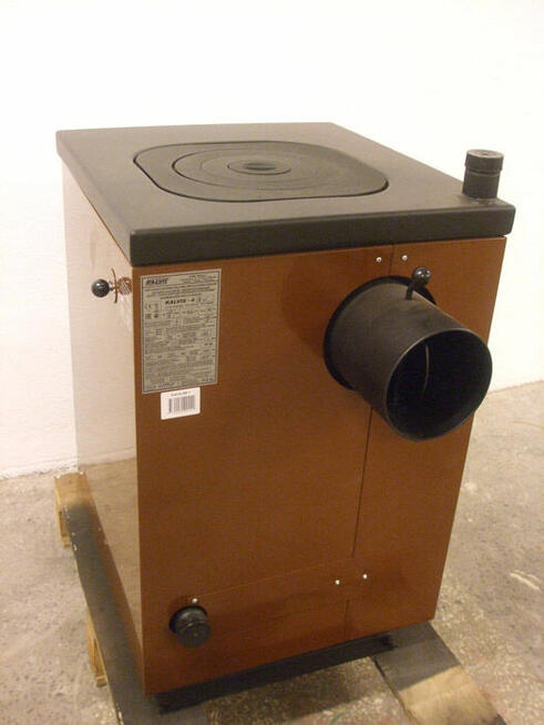 Kuchnia węglowa - kocioł c.o. KALVIS 4B-1 brązowa