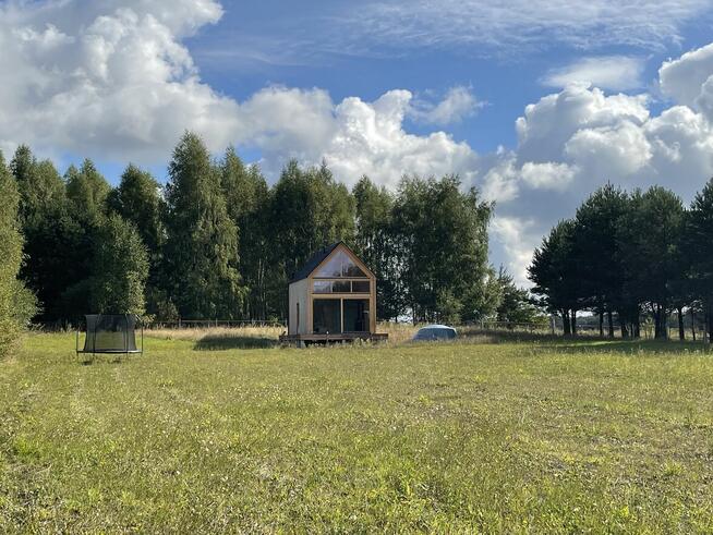 Działka 5980 m2 z całorocznym domem skandynawskim