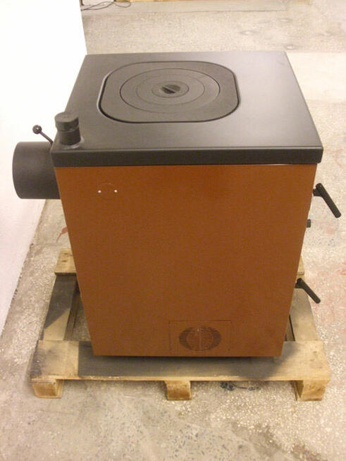 Kuchnia węglowa - kocioł c.o. KALVIS 4B-1 brązowa