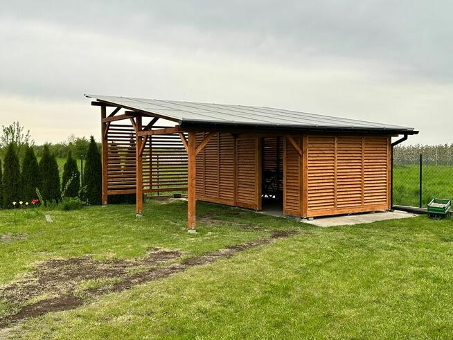 Altana Fotowoltaiczna Carport 9,9KWp Drewniana Wiata