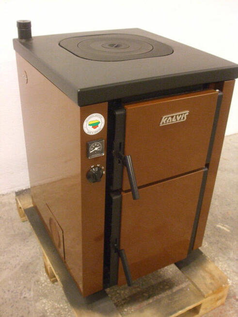 Kuchnia węglowa - kocioł c.o. KALVIS 4B-1 brązowa
