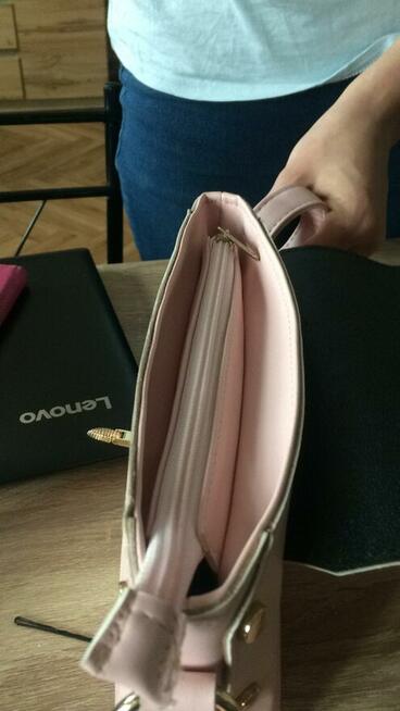 Różowa Damska Torebka Lara Bagii. Polecam.