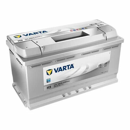 Akumulator VARTA Silver Dynamic H3 100Ah 830A