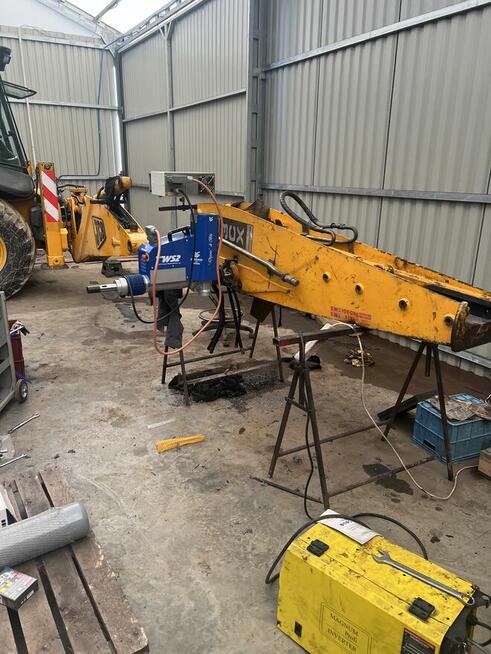 Mobilne wytaczanie, napawanie, tulejowanie koparek maszyn HDS